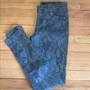 Printed Skinny Jeans